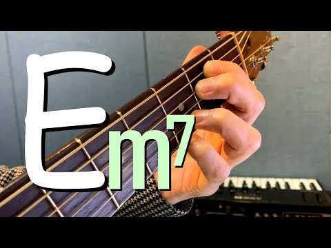 [하루10분 통기타] E minor7 코드 소리 & 모양 (중급) Em7 chord guitar lesson - 기타솔져