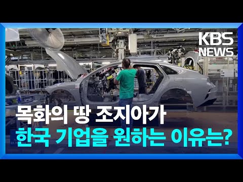 목화의 땅 조지아가 한국 기업을 원하는 이유는? / KBS  2022.09.13.