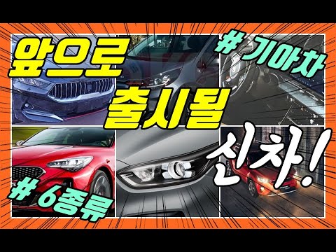 앞으로 출시될 기아자동차 6종류 신차! 출시 일정(feat.K3! 모닝! 스팅어! 카니발! 스토닉! 스포티지!) Korea Vehicles in 2020! kia motor