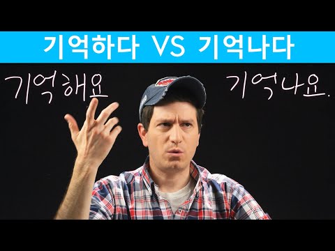Do You Remember? 기억하다 vs 기억나다 | Korean FAQ