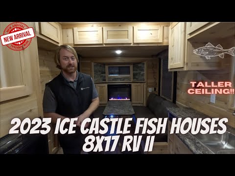 2023 Ice Castle Fish Houses 8x17 RV II Edition with Large Bathroom and Tall Ceiling